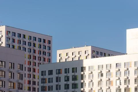 Modern multi-storey buildings Stock Photos