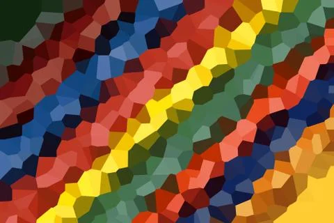 Modern Multicolor Blurred Low Poly Gradient Crystallize Wallpaper Background Illustrazione stock