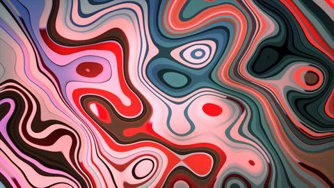 Modern multicolor flow background. Wave color Liquid shape. Abstract design. Stock Illustration