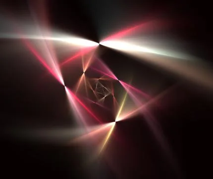 Modern multicolor futuristic dynamic pattern.Fractal 3d artwork creative grap Stock-Illustration