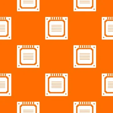 Modern multicore CPU pattern seamless 스톡 일러스트