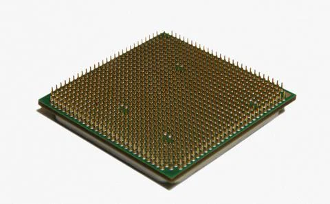 Modern multicore CPU Stock Photos