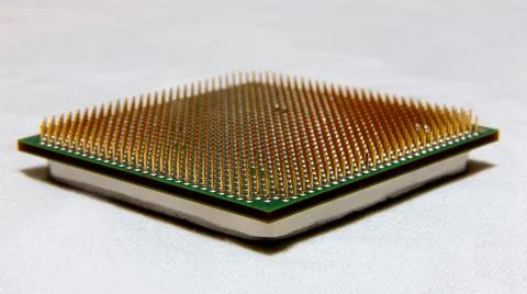 Modern multicore CPU Stock Photos