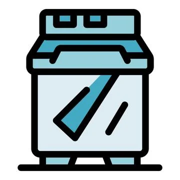 Modern multifunction printer copying documents in office setting Stock Illustration