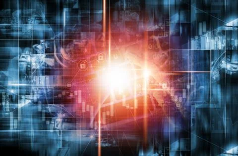 Modern multimedia technologies イラスト素材