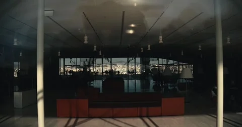 Modern National Library Of Greece At SNFCC Athens Europe - Oct 13 2019 Stock Footage 337305077
