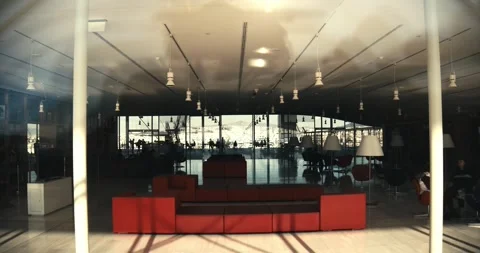 Modern National Library Of Greece At SNFCC Athens Europe - Oct 13 2019 Stock Footage 337305081