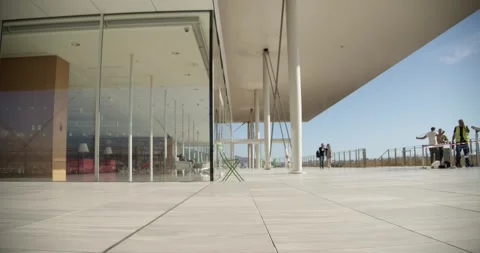 Modern National Library Of Greece At SNFCC Athens Europe - Oct 13 2019 库存影片 337707190