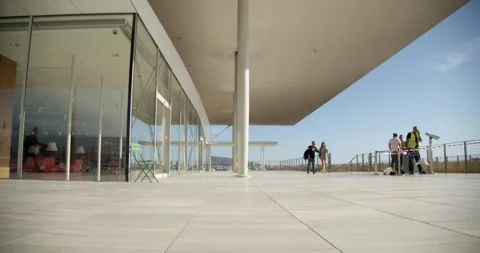 Modern National Library Of Greece At SNFCC Athens Europe - Oct 13 2019 库存影片 337707191