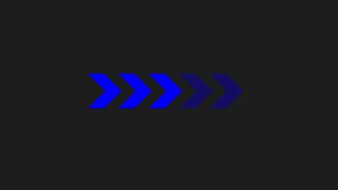 Modern Navigation Arrow Icons on Dark Background Stock Footage 332881963