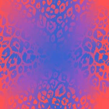 Modern neon pattern Illustrazione stock