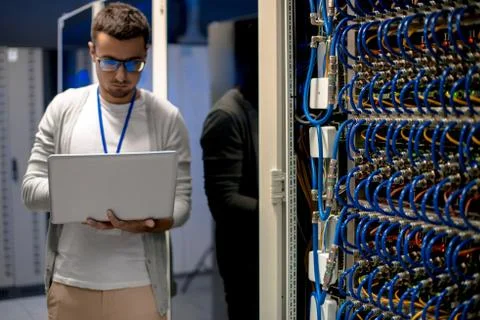 Modern Network Engineer Foto stock