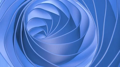 A modern neutral background of abstract waves in a calm blue style Stock Footage 157920825