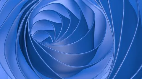 A modern neutral background of abstract waves in a calm blue style Stock Illustration