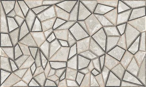 Modern Neutral Stone Mosaic Pattern Stock Photos