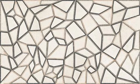 Modern Neutral Stone Mosaic Pattern Stock Photos