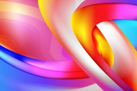 Modern new creative wavy stylish cool blue color gradient abstract colorful イラスト素材