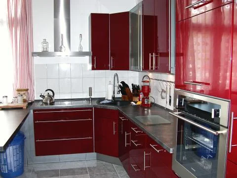 Modern new kitchen. Stock Photos