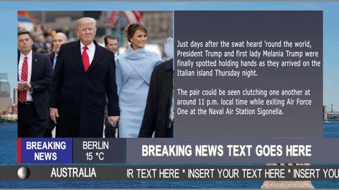 Modern News Graphic Package After Effects stock