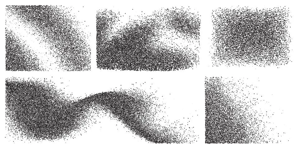 Modern Noise Pattern Background. Radial gradient with transparent elements for Stock Illustration
