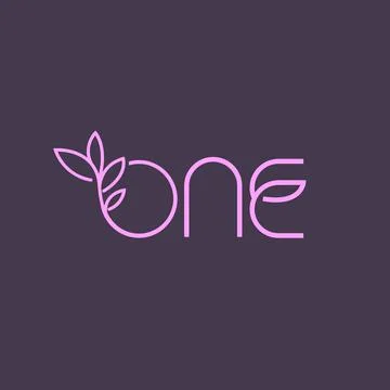 Modern number 1 first one logo design template illustration Stock Illustration