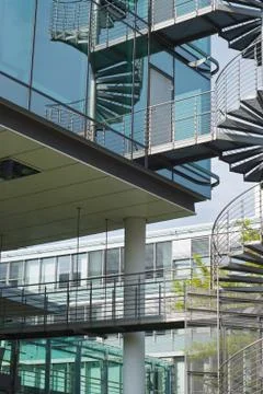 Modern office architecture Stock Photos