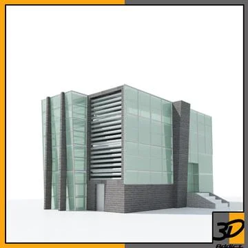 Modern office building 3D Model
