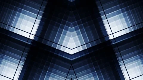 Modern Office Building Ceiling with Skylights. Stock Footage 328998951