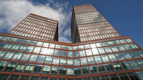 Modern office building timelapse close up, 4K. 25p Vídeos de archivo 152084062