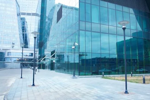 Modern office buildings Stock Photos