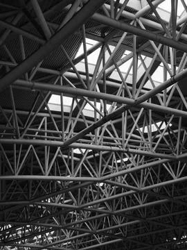 Modern office ceiling in  daytime Foto stock