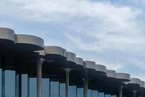 Modern office ceiling in  daytime Stock Photos