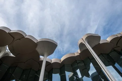 Modern office ceiling in  daytime Stock Photos