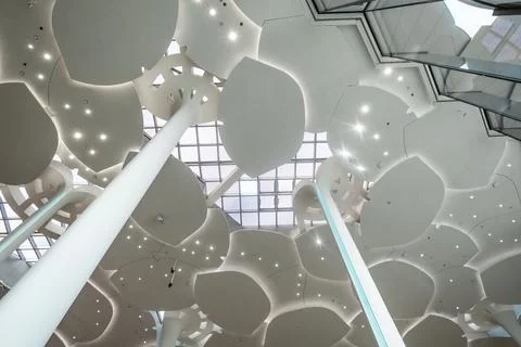 Modern office ceiling in  daytime Foto stock