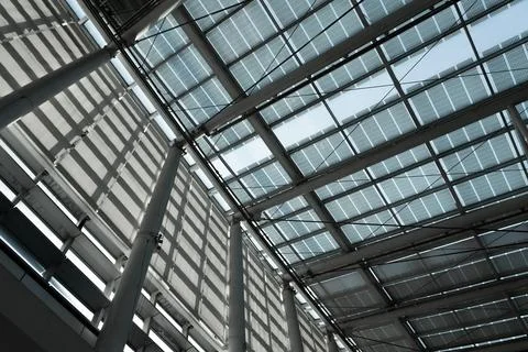 Modern office ceiling in  daytime Stock Photos