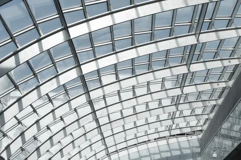Modern office ceiling in  daytime Stock Photos