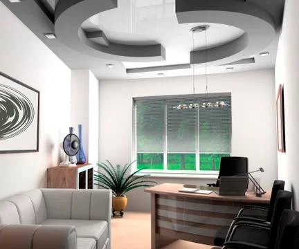 Modern office Stock Illustration