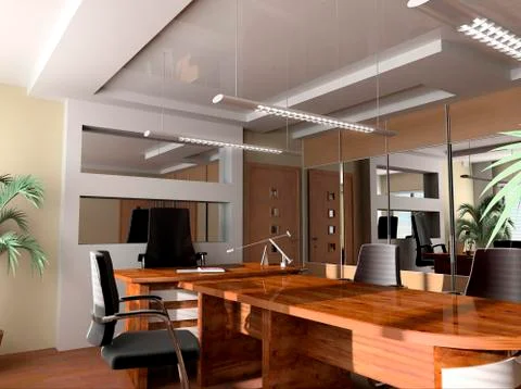 Modern office Stock Illustration