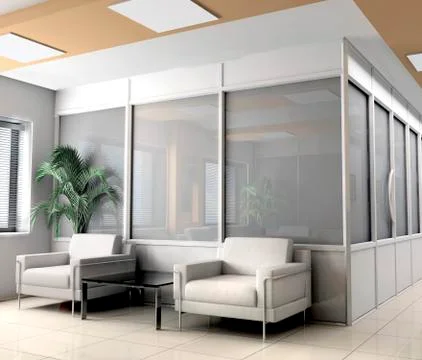 Modern office Stock Illustration