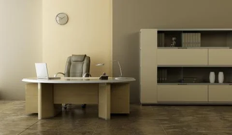 Modern office interior Illustrazione stock