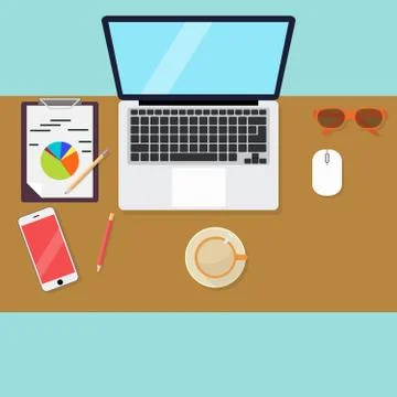 Modern office interior Stock Illustration