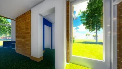 Modern office interior 库存插图
