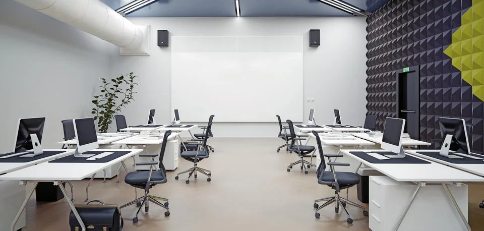 Modern office interior Stock Illustration
