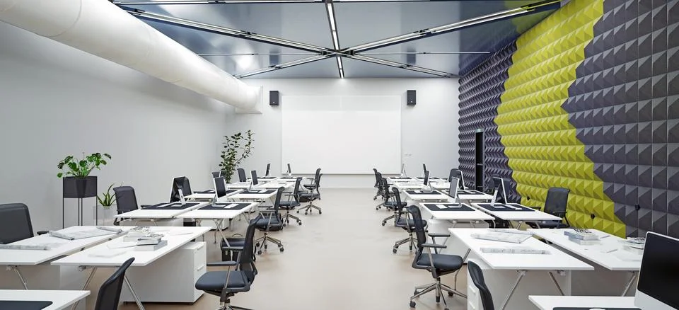 Modern office interior Stock Illustration