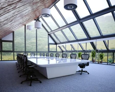 Modern office interior. Stock Illustration