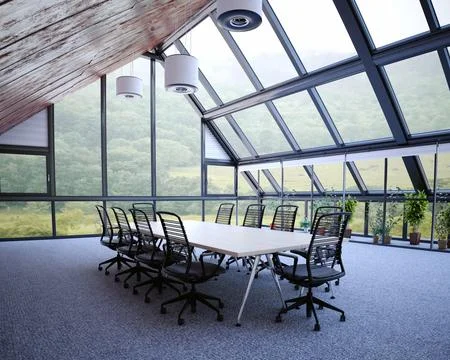 Modern office interior. Stock Illustration