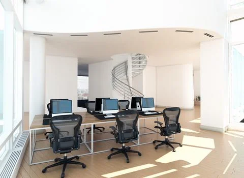 Modern office interior. Stock Illustration