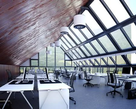 Modern office interior. Stock Illustration