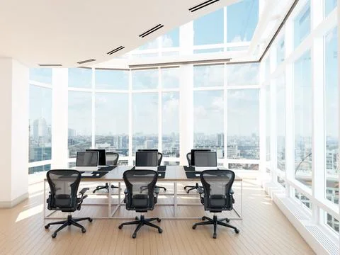 Modern office interior. Stock Illustration