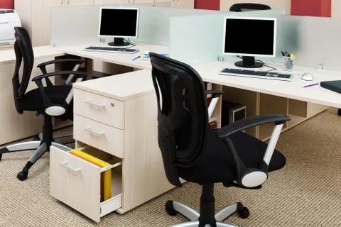 Modern office Foto stock